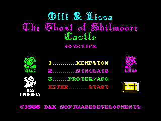 OLLI & LISSA 1 — ZX SPECTRUM GAME ИГРА