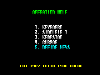 Operation Wolf — ZX SPECTRUM GAME ИГРА