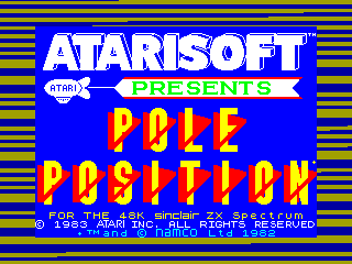 Pole Position — ZX SPECTRUM GAME ИГРА