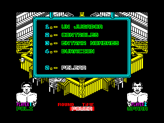 POLI DIAZ BOXEO — ZX SPECTRUM GAME ИГРА