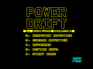 Power Drift — ZX SPECTRUM GAME ИГРА