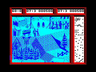 Professional Ski Simulator — ZX SPECTRUM GAME ИГРА