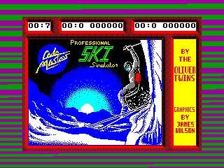 Professional Ski Simulator — ZX SPECTRUM GAME ИГРА