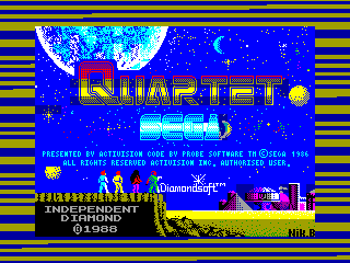 Quartet — ZX SPECTRUM GAME ИГРА