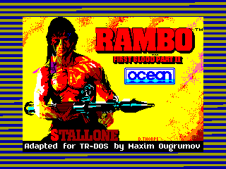 Rambo — ZX SPECTRUM GAME ИГРА