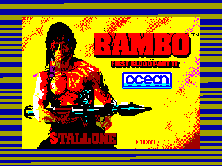 Rambo — ZX SPECTRUM GAME ИГРА