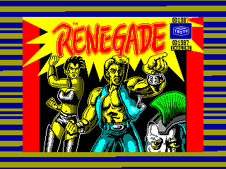 RENEGADE — ZX SPECTRUM GAME ИГРА