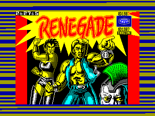 RENEGADE — ZX SPECTRUM GAME ИГРА