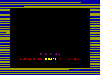 REX 2 — ZX SPECTRUM GAME ИГРА