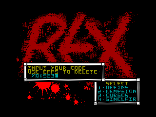 REX 2 — ZX SPECTRUM GAME ИГРА