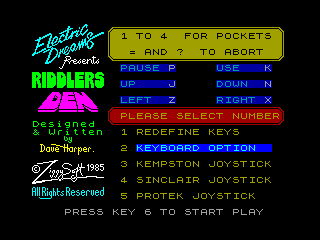 Riddler's Den — ZX SPECTRUM GAME ИГРА