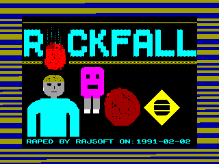 ROCK FALL — ZX SPECTRUM GAME ИГРА