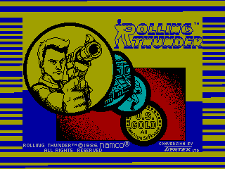 Rolling Thunder — ZX SPECTRUM GAME ИГРА