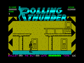 Rolling Thunder — ZX SPECTRUM GAME ИГРА