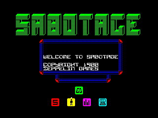 Missione Sabotage — ZX SPECTRUM GAME ИГРА