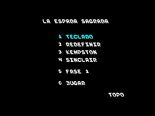 SACRED SWORD — ZX SPECTRUM GAME ИГРА