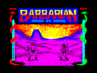 Barbarian — ZX SPECTRUM GAME ИГРА