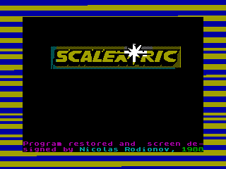 Scalextric — ZX SPECTRUM GAME ИГРА