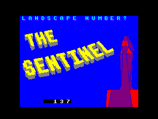 SENTINEL — ZX SPECTRUM GAME ИГРА