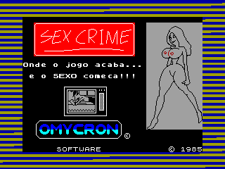 Sex Crime — ZX SPECTRUM GAME ИГРА