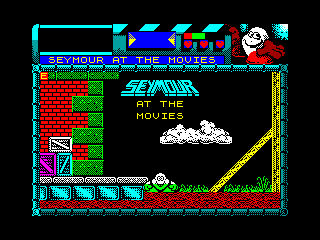 SEYMOUR AT THE MOVIES — ZX SPECTRUM GAME ИГРА