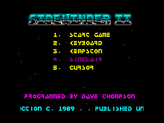 Sidewinder II — ZX SPECTRUM GAME ИГРА