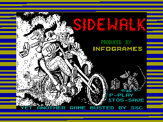 Sidewalk — ZX SPECTRUM GAME ИГРА