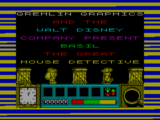 Basil the Great Mouse Detective — ZX SPECTRUM GAME ИГРА