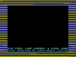 SIR FRED — ZX SPECTRUM GAME ИГРА