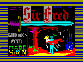 SIR FRED — ZX SPECTRUM GAME ИГРА