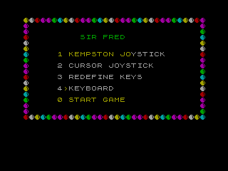 SIR FRED — ZX SPECTRUM GAME ИГРА