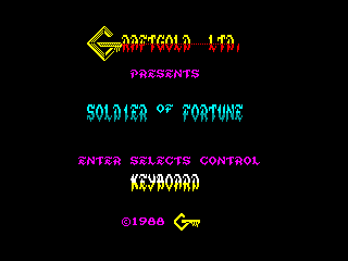 Soldier of Fortune — ZX SPECTRUM GAME ИГРА