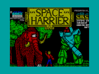 SPACE HARRIER — ZX SPECTRUM GAME ИГРА