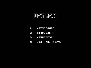 Batman: The Movie — ZX SPECTRUM GAME ИГРА