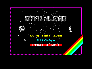 Stainless Steel — ZX SPECTRUM GAME ИГРА