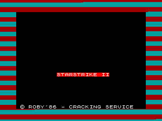 Starstrike II — ZX SPECTRUM GAME ИГРА