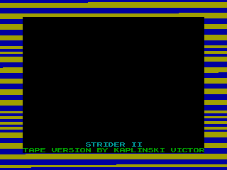 Strider II — ZX SPECTRUM GAME ИГРА