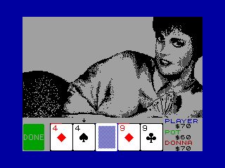 Strip Poker II Plus — ZX SPECTRUM GAME ИГРА