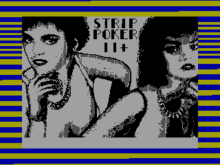 Strip Poker II Plus — ZX SPECTRUM GAME ИГРА