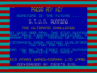 S.T.U.N. Runner — ZX SPECTRUM GAME ИГРА