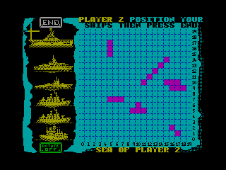 Battleships — ZX SPECTRUM GAME ИГРА