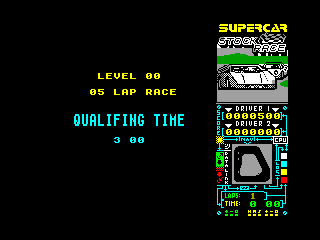 SUPER STOCK CARS RACE — ZX SPECTRUM GAME ИГРА