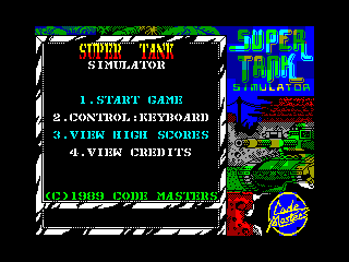 SUPER TANK SIMULATOR — ZX SPECTRUM GAME ИГРА