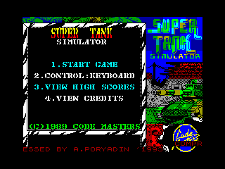 SUPER TANK SIMULATOR — ZX SPECTRUM GAME ИГРА