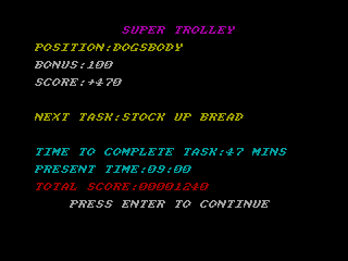 Super Trolley — ZX SPECTRUM GAME ИГРА