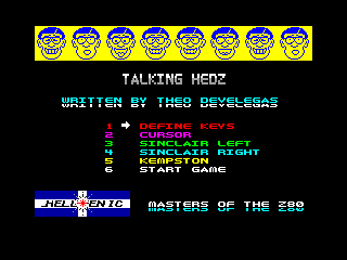 TALKING HEADS — ZX SPECTRUM GAME ИГРА