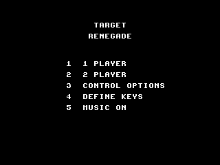 TARGET RENEGADE — ZX SPECTRUM GAME ИГРА