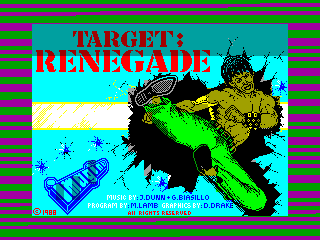 TARGET RENEGADE — ZX SPECTRUM GAME ИГРА