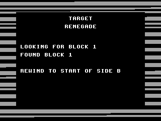 TARGET RENEGADE — ZX SPECTRUM GAME ИГРА