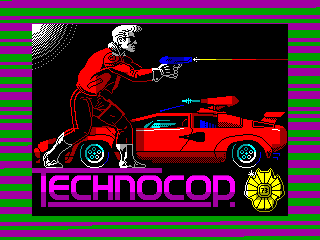 TECHNO COP — ZX SPECTRUM GAME ИГРА